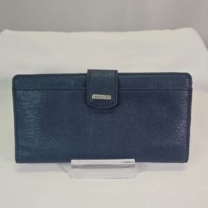 Relic Navy Leather Wallet
